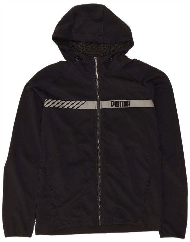 PUMA Herren Zip Hoodie Pullover Medium Schwarz