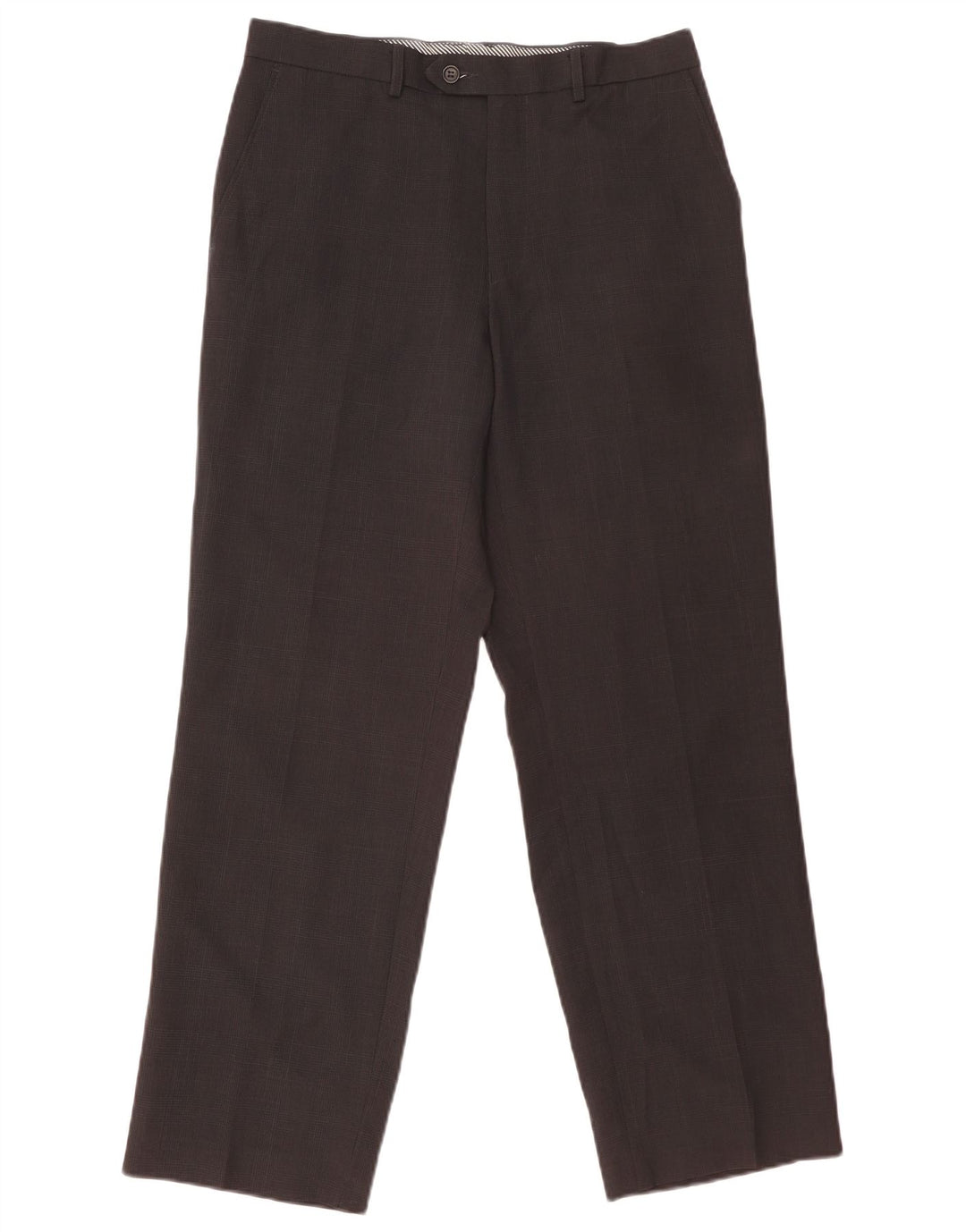 Marks & Spencer Herren-Anzughose mit gerader Passform, W34, L31, Schwarz