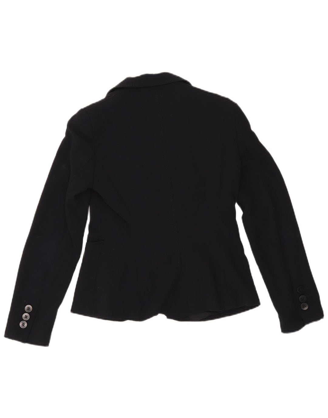 Emporio Armani Damen 2-Knopf-Blazerjacke UK 8 Small Marineblau