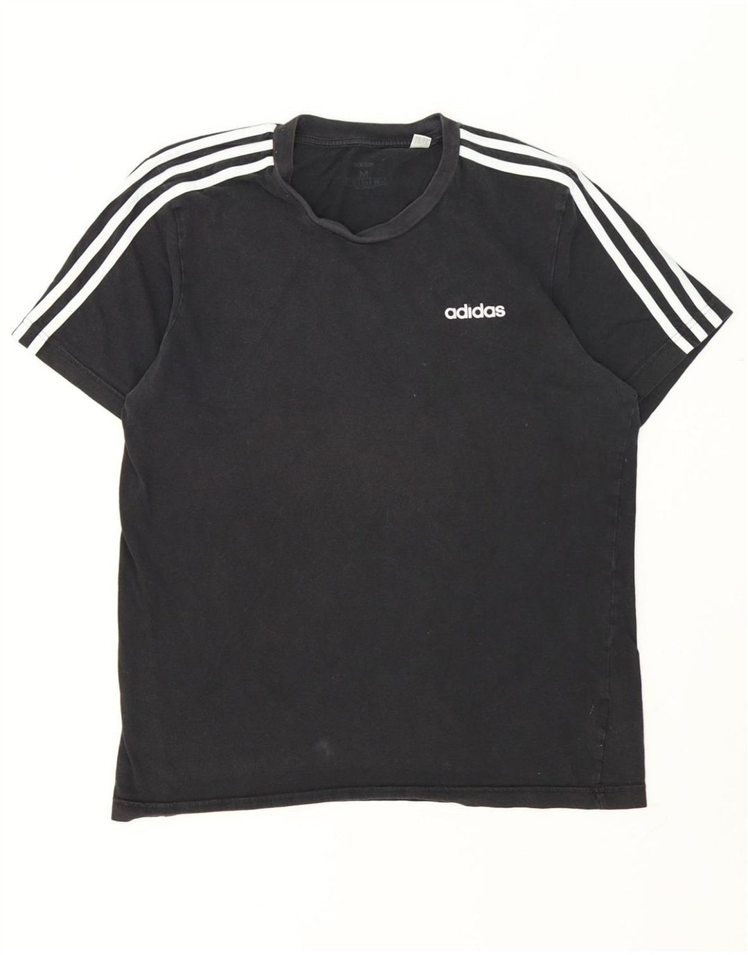 Adidas Herren T-Shirt Top Medium Schwarz Baumwolle