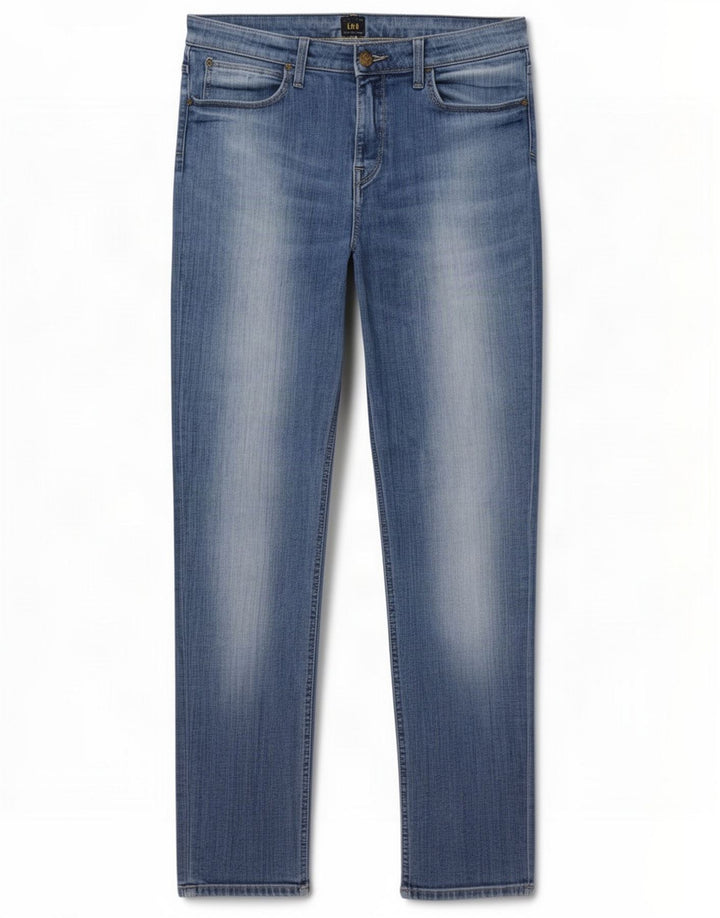 Lee Damen Slim Jeans W30 L29 Blau