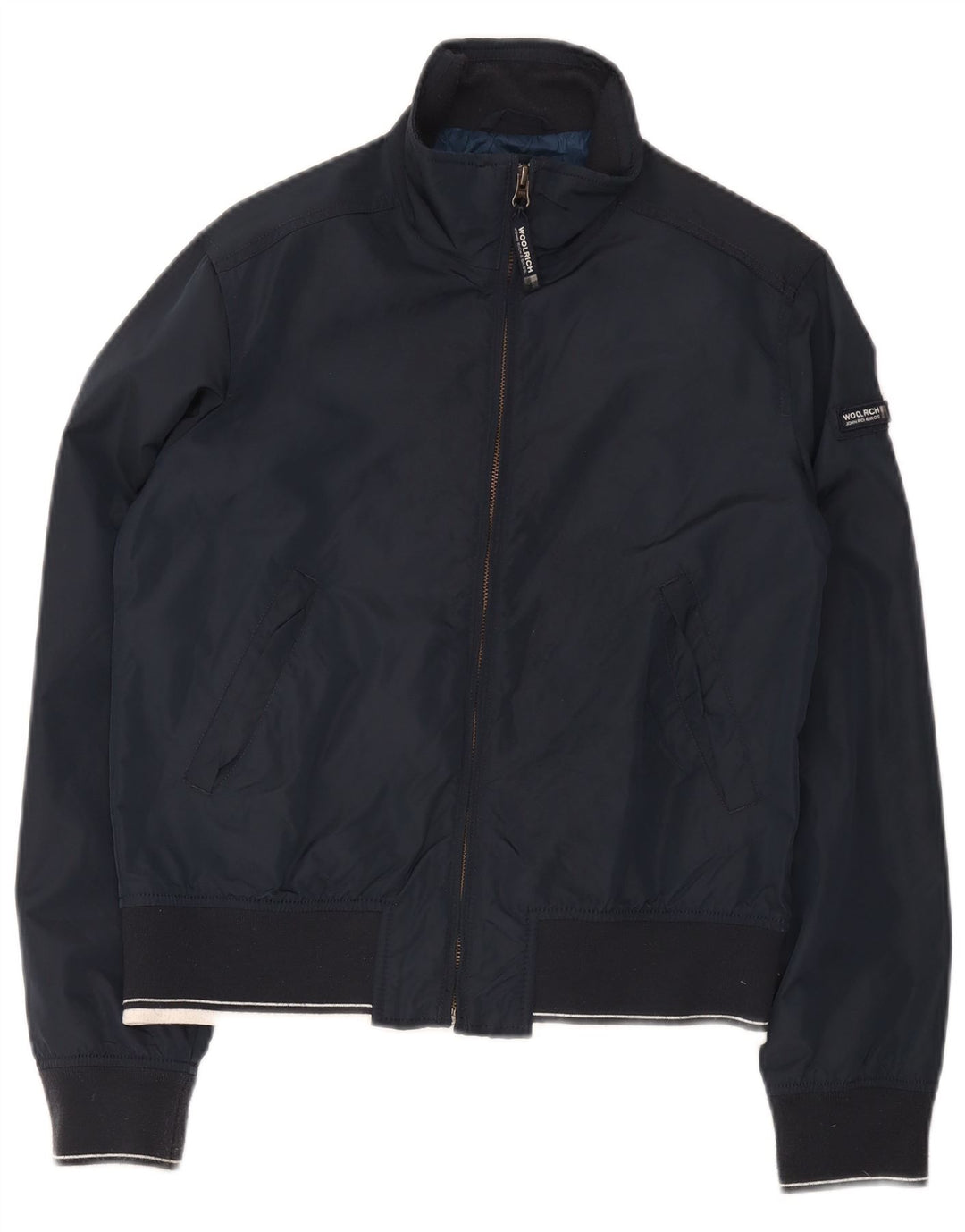 Woolrich Bomberjacke für Jungen, 13–14 Jahre, marineblaues Nylon