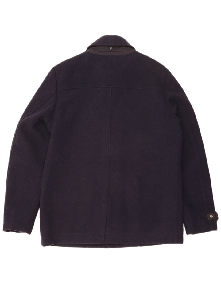 GEOX Herren Respira Utility Jacke UK 42 XL Marineblaue Wolle
