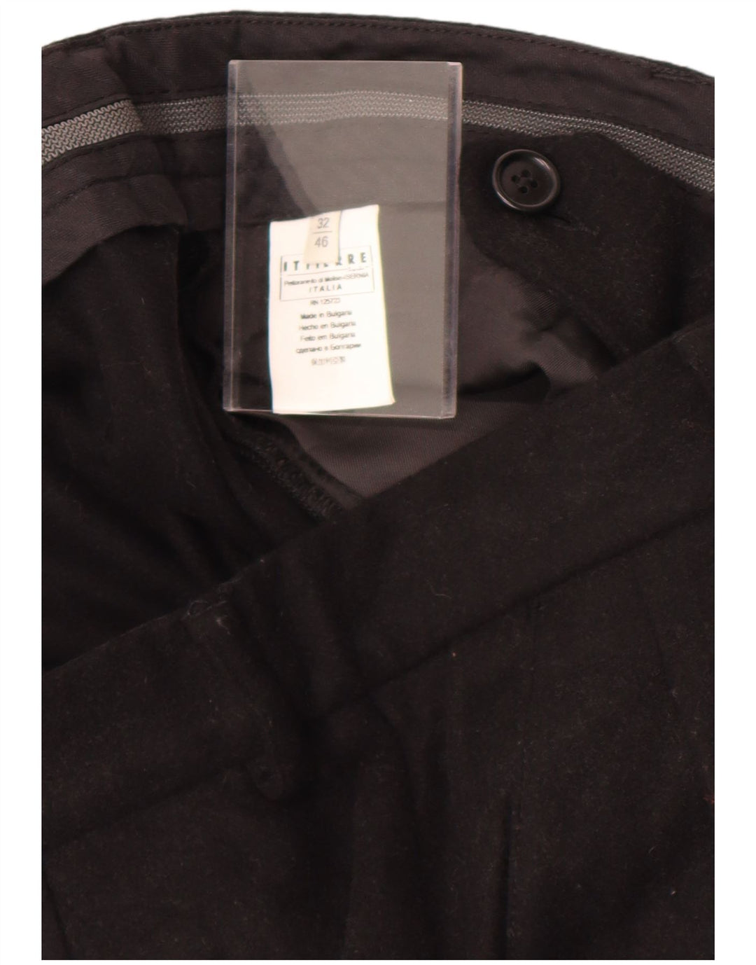 Pierre Balmain Herren gerade Anzughose W32 L27 Schwarz Klassisch