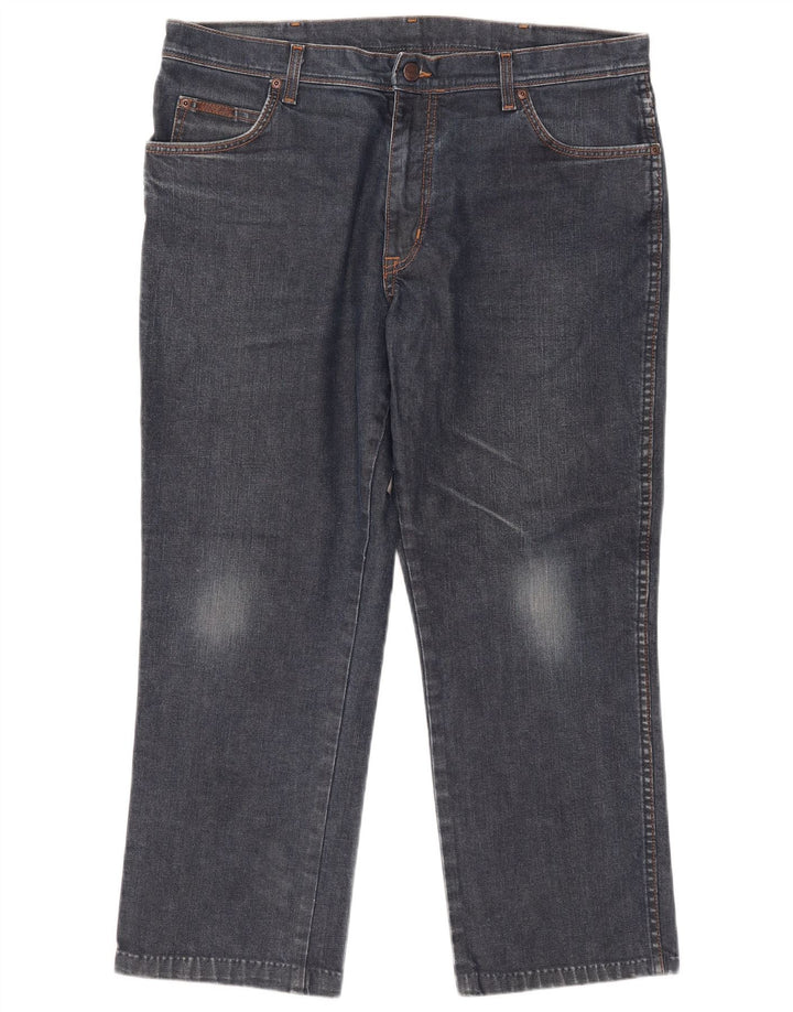 Wrangler Herren Texas Straight Jeans W36 L26 Blau