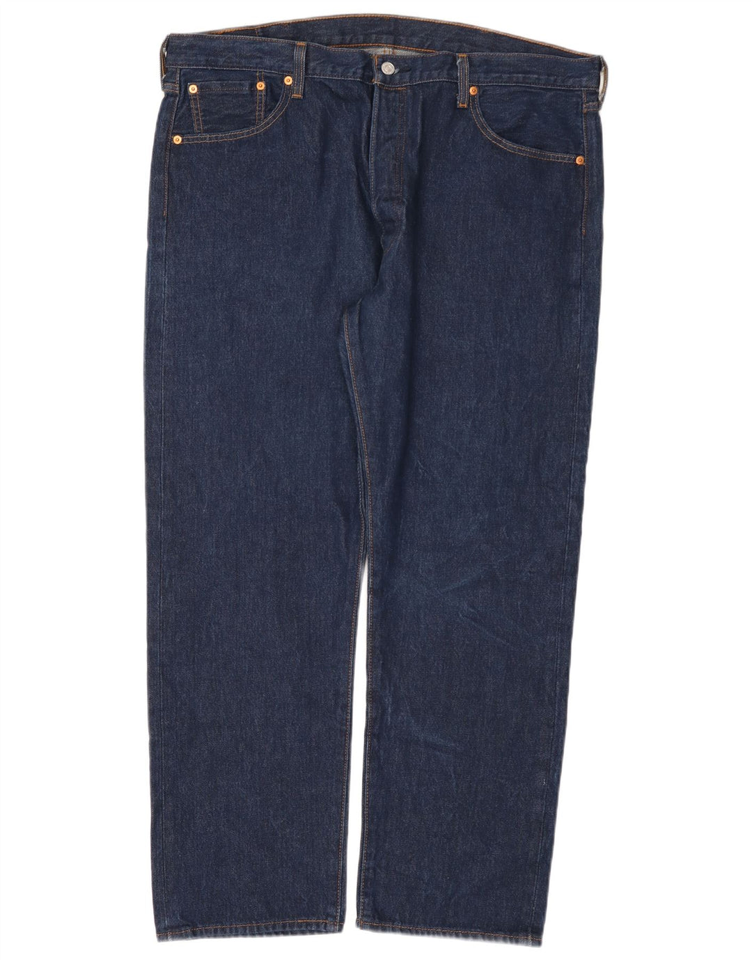 Levi's Herren 501 Straight Jeans W42 L32 Blaue Baumwolle