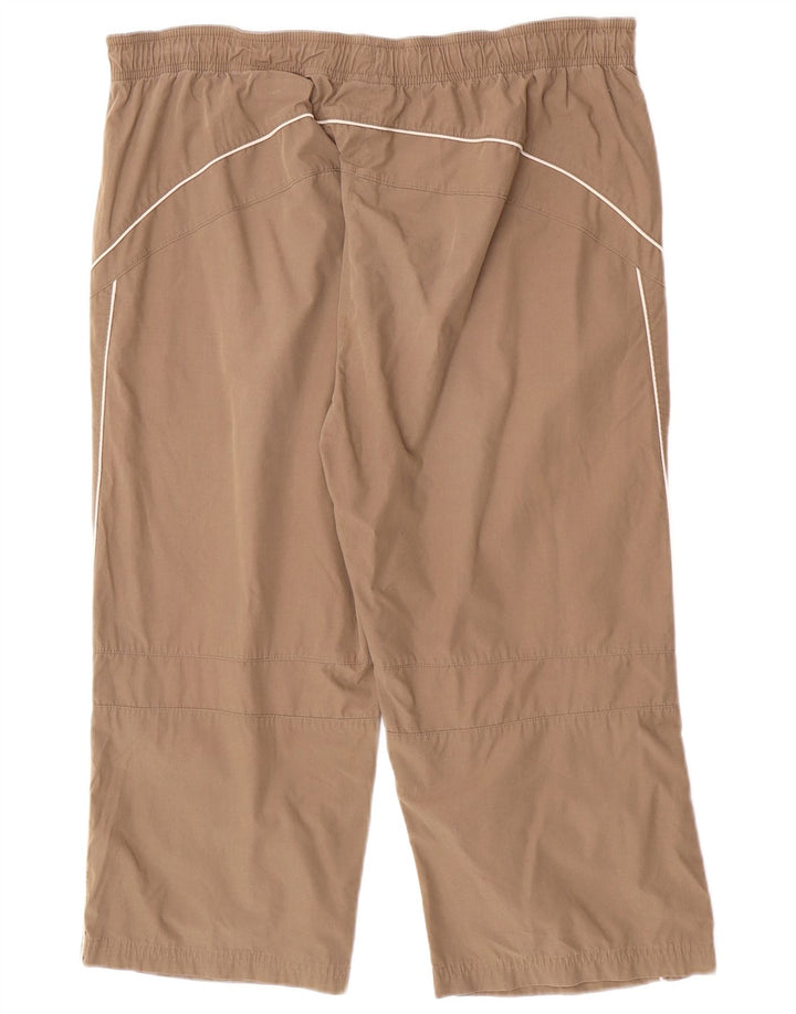 Champion Damen Capri-Trainingshose 2XL, braune Baumwolle