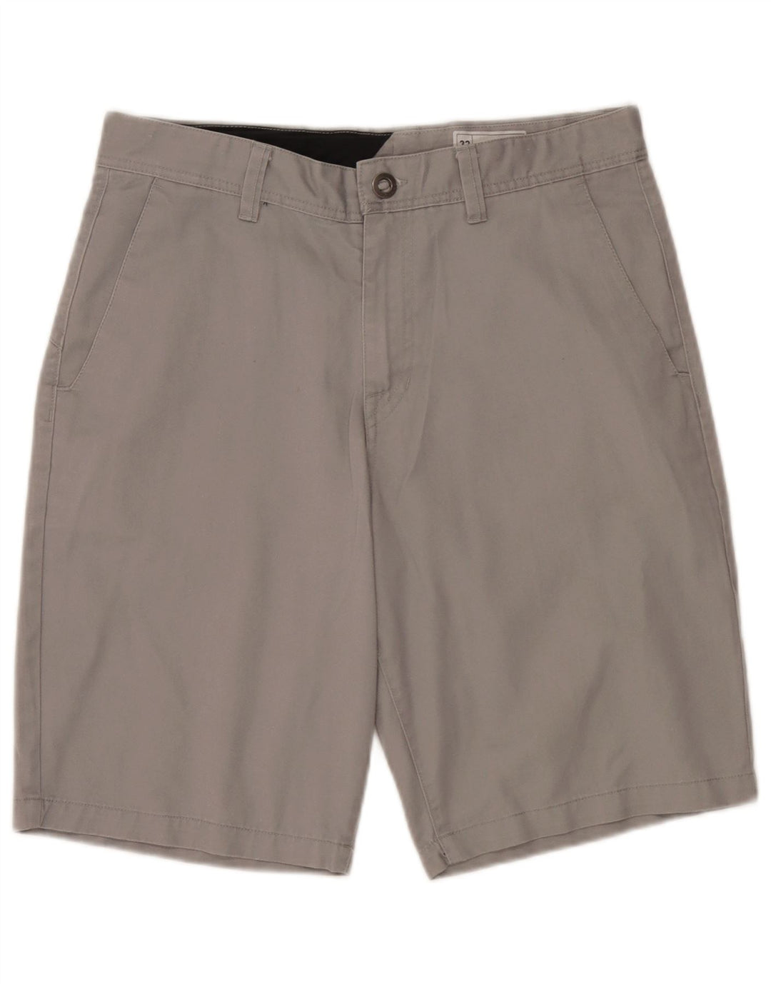 Volcom Herren Chinoshorts W32 Mittelgraues Polyester