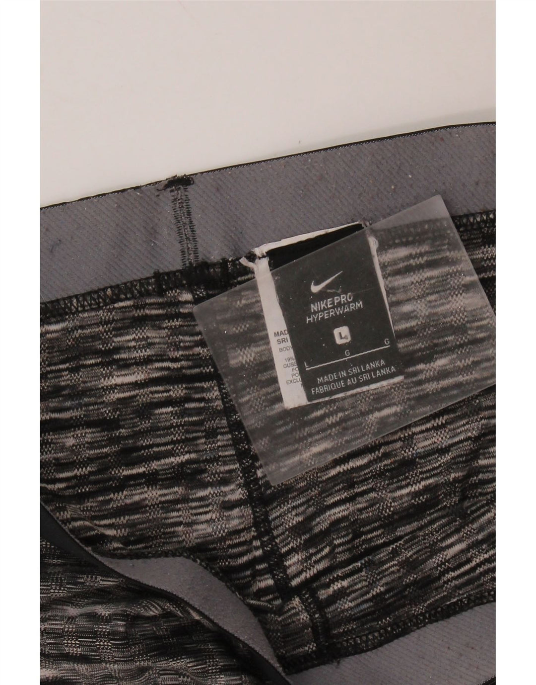 NIKE Damen-Leggings mit Grafik, UK 14, groß, schwarz gestreift, Polyester