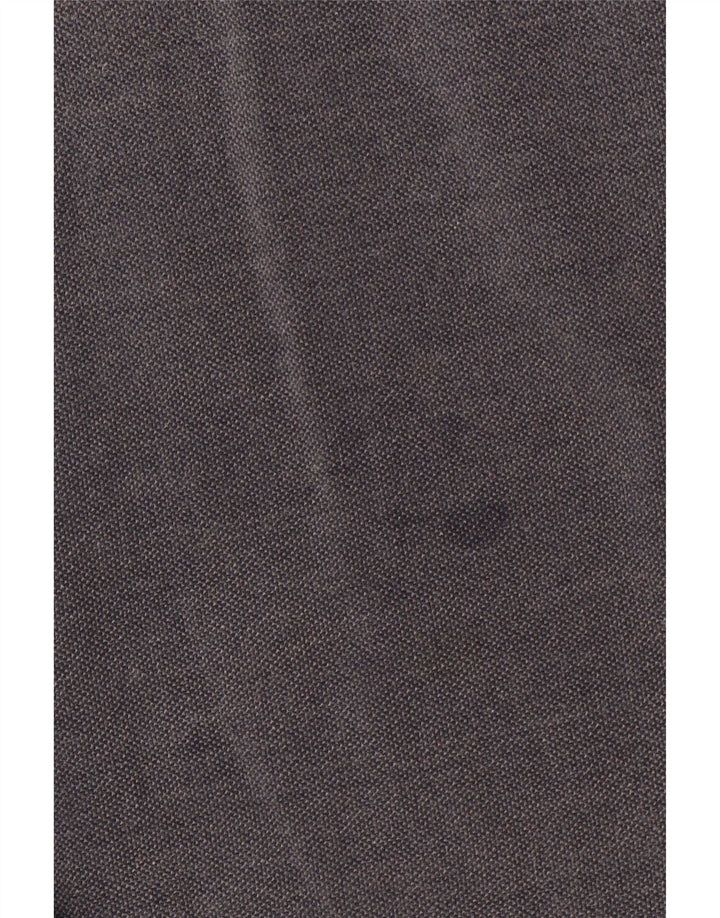 Fat Face Herren-Sweatshirt mit Reißverschluss am Hals, groß, aus grauer Baumwolle