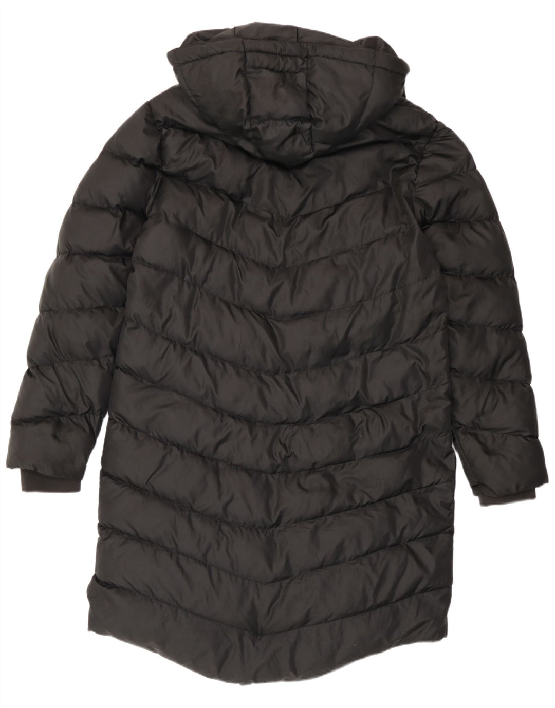 New Balance Damen Kapuzen-Übergröße, gepolsterter Mantel, UK 14, Mittelschwarz