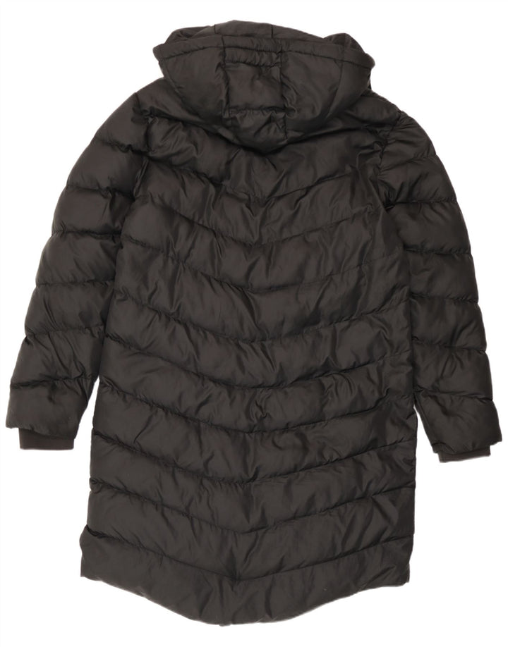 New Balance Damen Kapuzen-Übergröße, gepolsterter Mantel, UK 14, Mittelschwarz