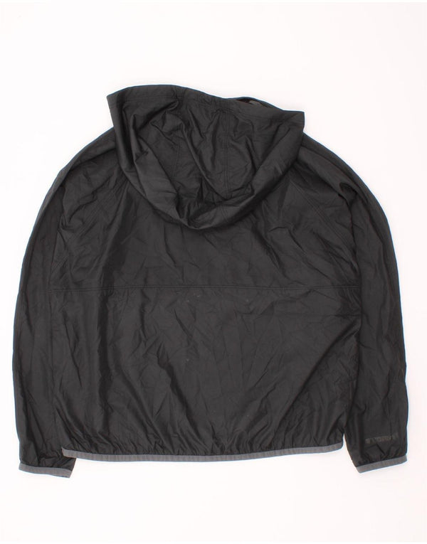 Under Armour Jungen-Anorak-Regenjacke mit Kapuze, 7–8 Jahre, Größe S, Schwarz, Polyester