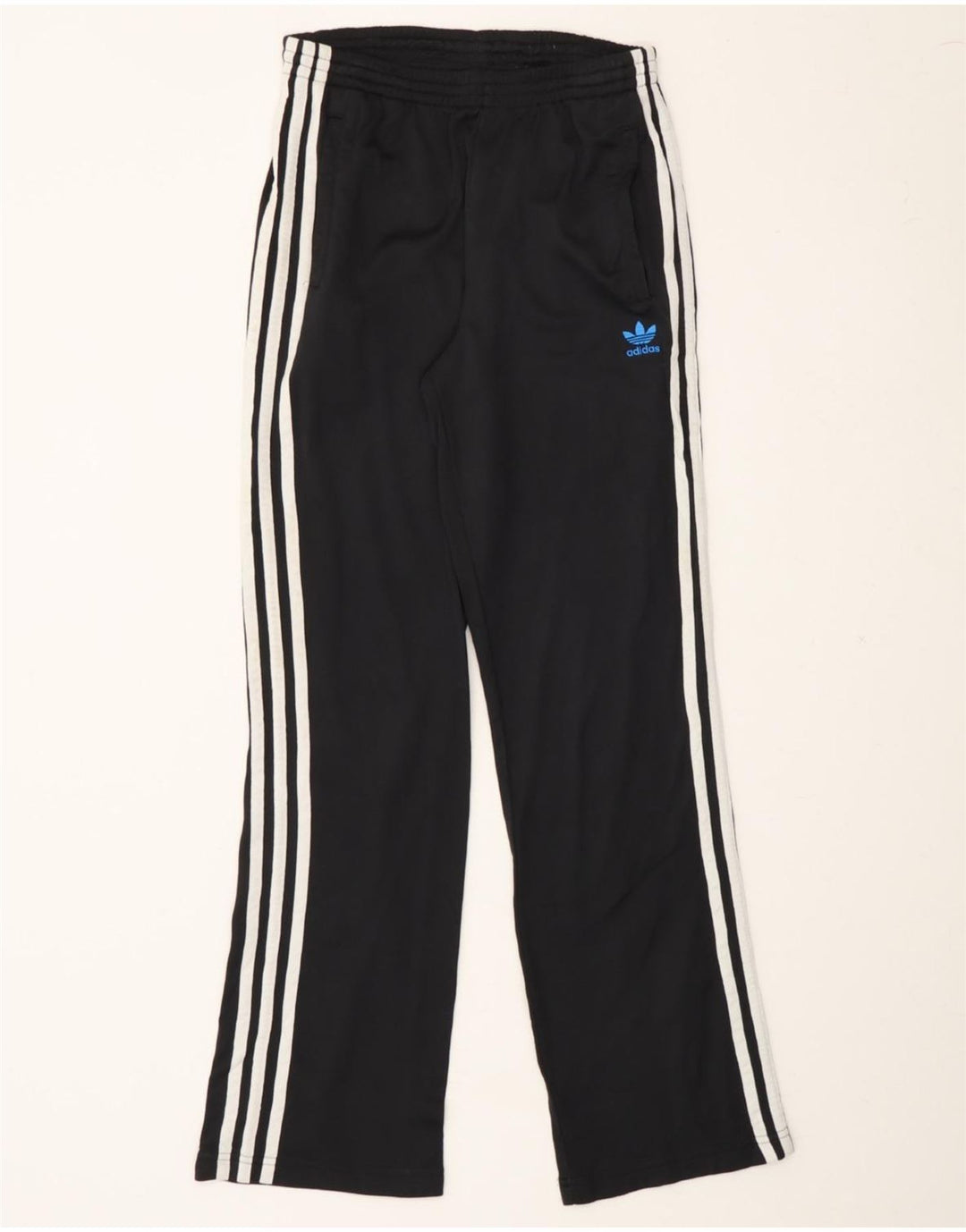 ADIDAS Boys Tracksuit Trousers 13-14 Years  Black Vintage Adidas and Second-Hand Adidas from Messina Hembry 