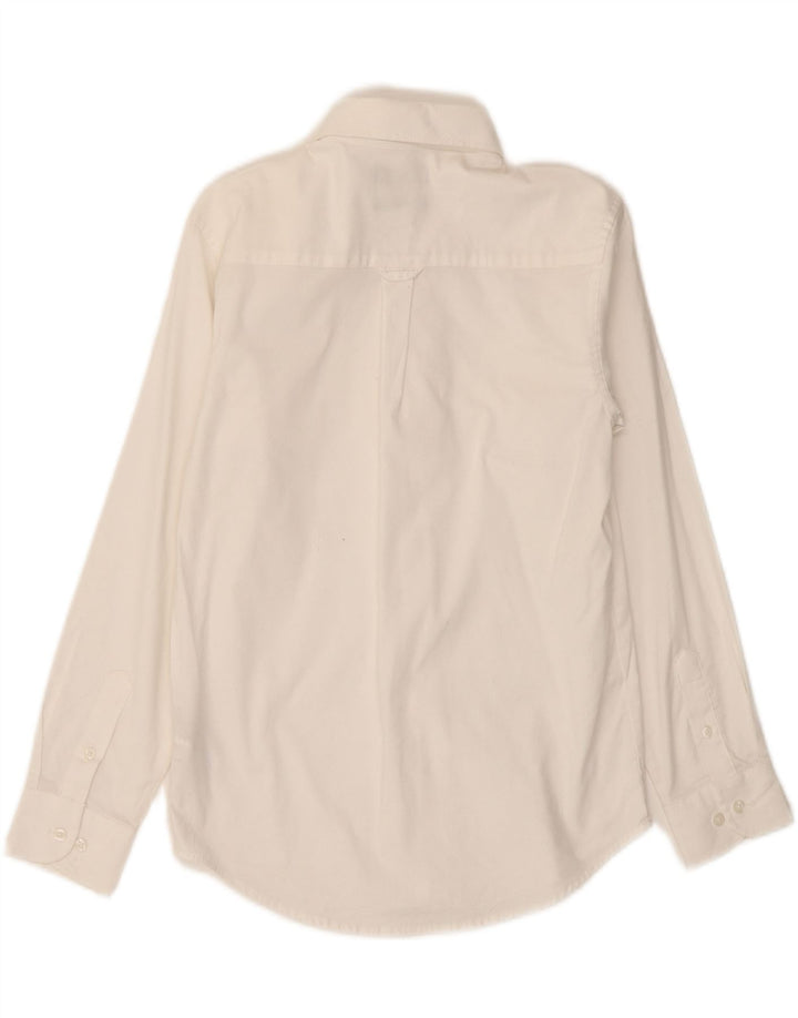 IZOD Boys Shirt 10-11 Years Medium White Cotton Vintage Izod and Second-Hand Izod from Messina Hembry 