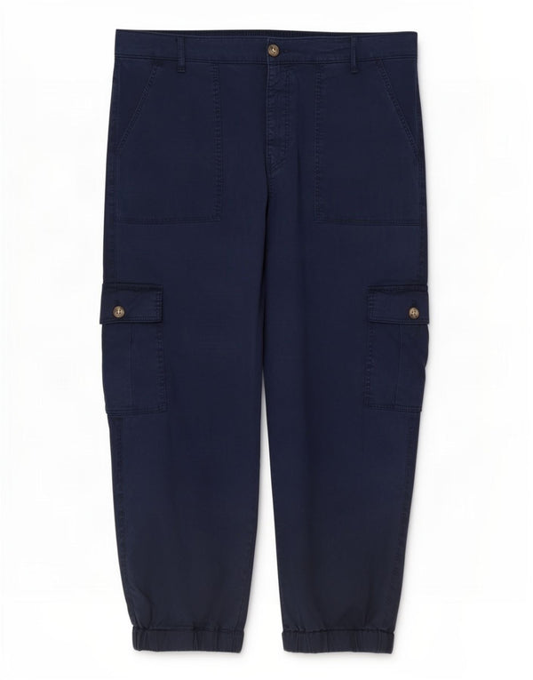 Marks & Spencer Damen Jogger-Cargohose UK 18 XL W38 L24 Marineblau