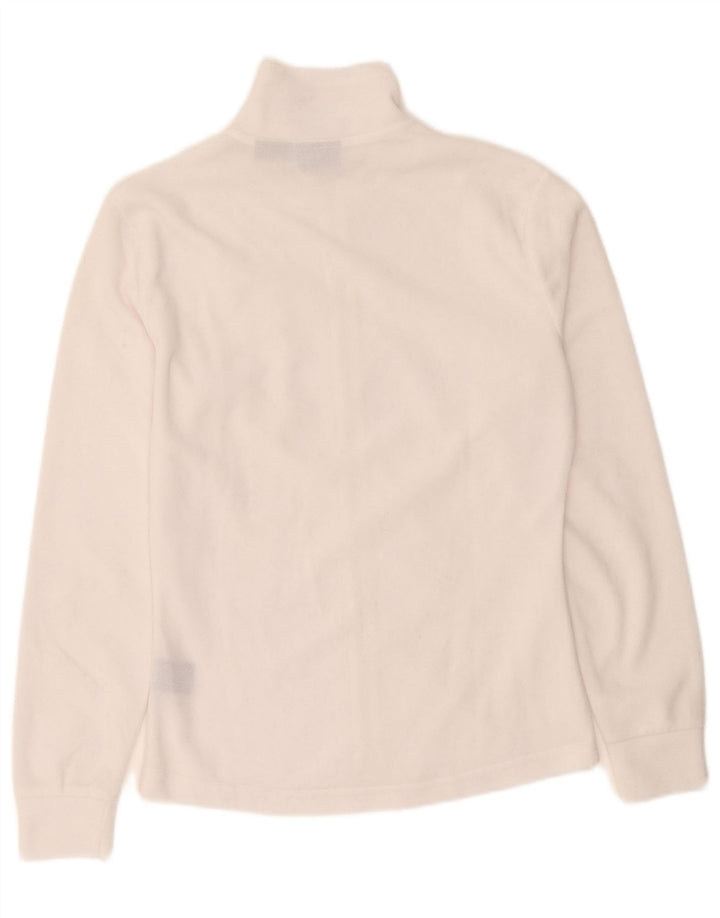 Fila Damen Fleecejacke UK 12 Mittelweißes Polyester