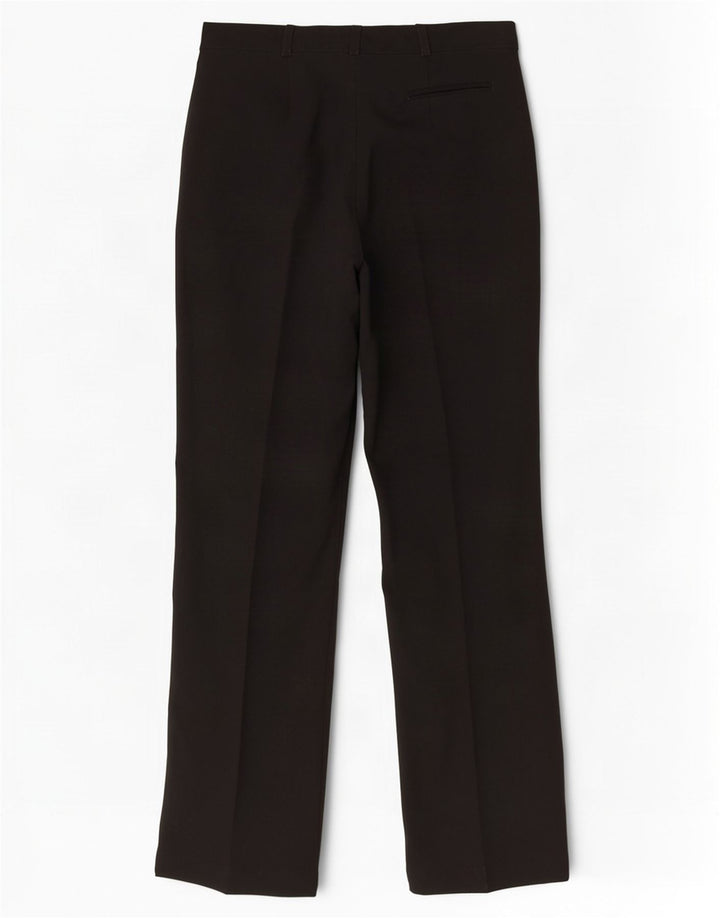 Topshop Damen-Anzughose, gerade, UK 12, M, W30, L30, Schwarz, Polyester