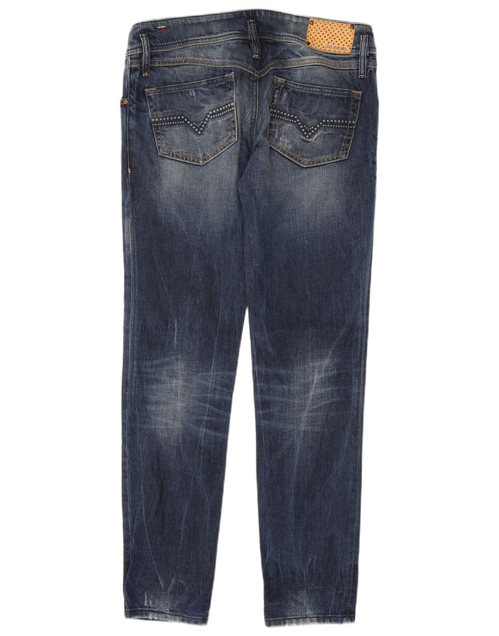 Levi's Damen Matic Distressed Slim Jeans W31 L32 Blaue Baumwolle