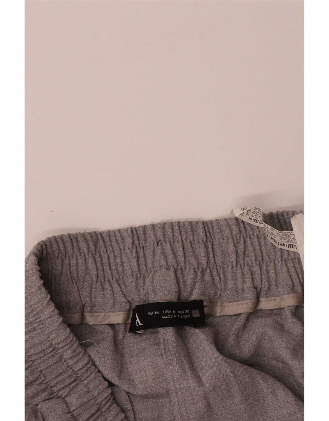 Gerade Freizeithose für Damen von Zara, mittelgroß, W28, L26, grau, Polyester