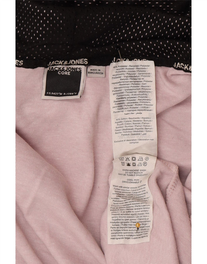 Jack & Jones Herren-Kapuzenpullover mit Reißverschluss, groß, rosa, Polyester