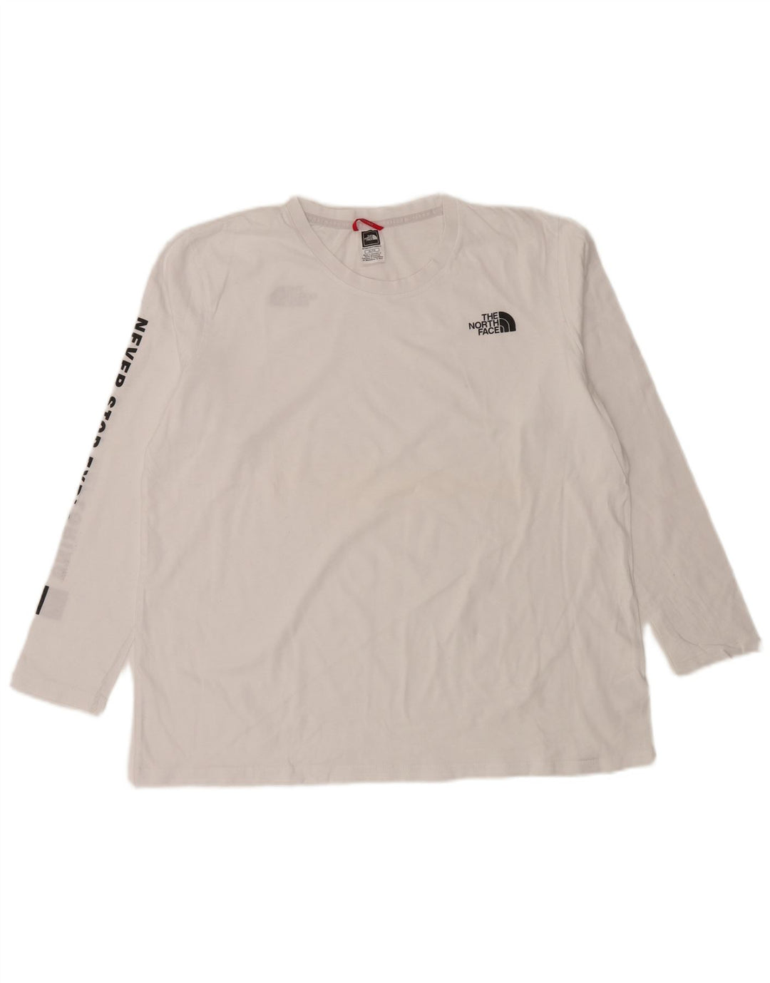 THE NORTH FACE Damen Graphic Top Langarm UK 18 XL Weiß