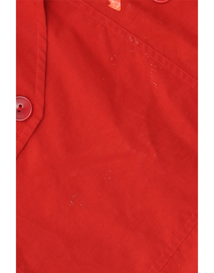 Max Mara Damen Wochenendmantel UK 16 Large Rot