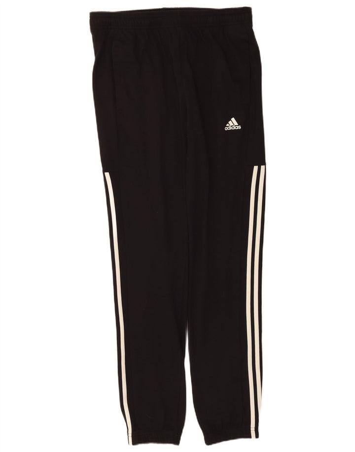 Adidas Herren-Trainingshose, Jogginghose, mittelschwarz, Baumwolle