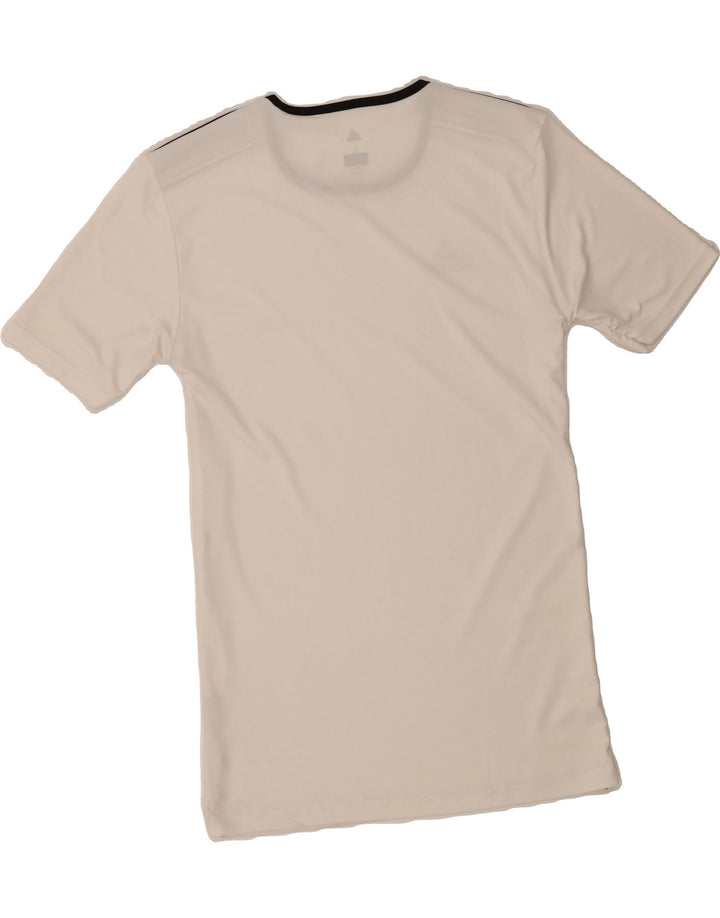 ADIDAS Mens Climalite T-Shirt Top Large White Vintage Adidas and Second-Hand Adidas from Messina Hembry 