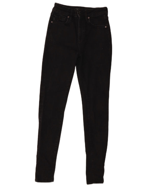 Superdry Damen Skinny Jeans W26 L30 Schwarz Baumwolle