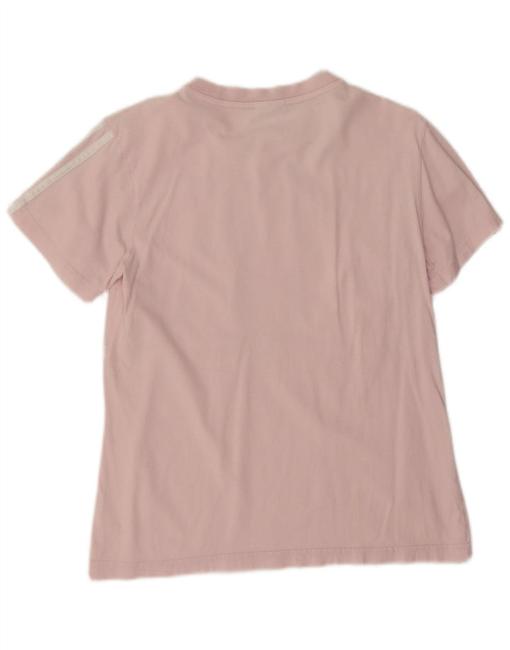 Adidas Damen Graphic T-Shirt Top UK 12 Mittelrosa