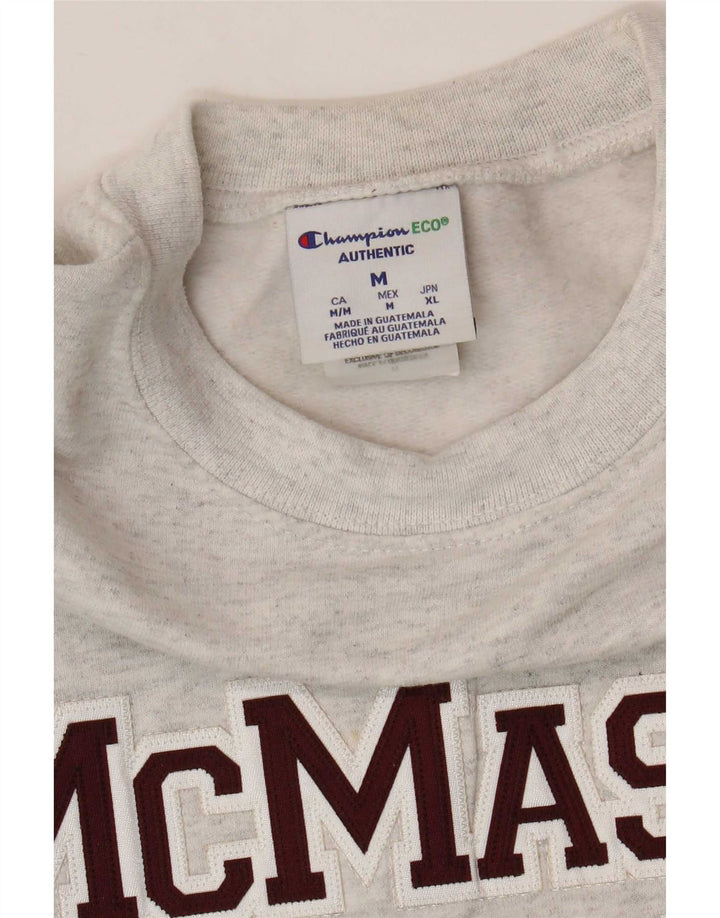 Champion Herren-Sweatshirt mit Grafik, mittelgraue Baumwolle