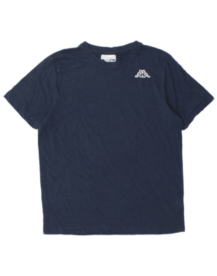 Kappa Herren T-Shirt Top Medium Marineblau Baumwolle