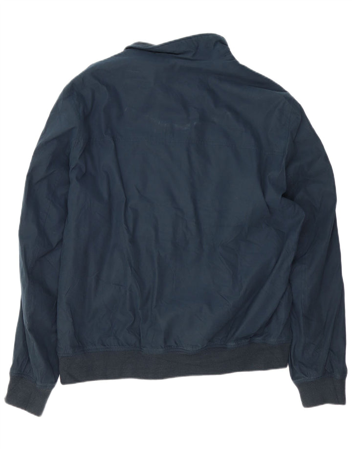 DOCKERS Herren Bomberjacke UK 40 Large Marineblau Polyester