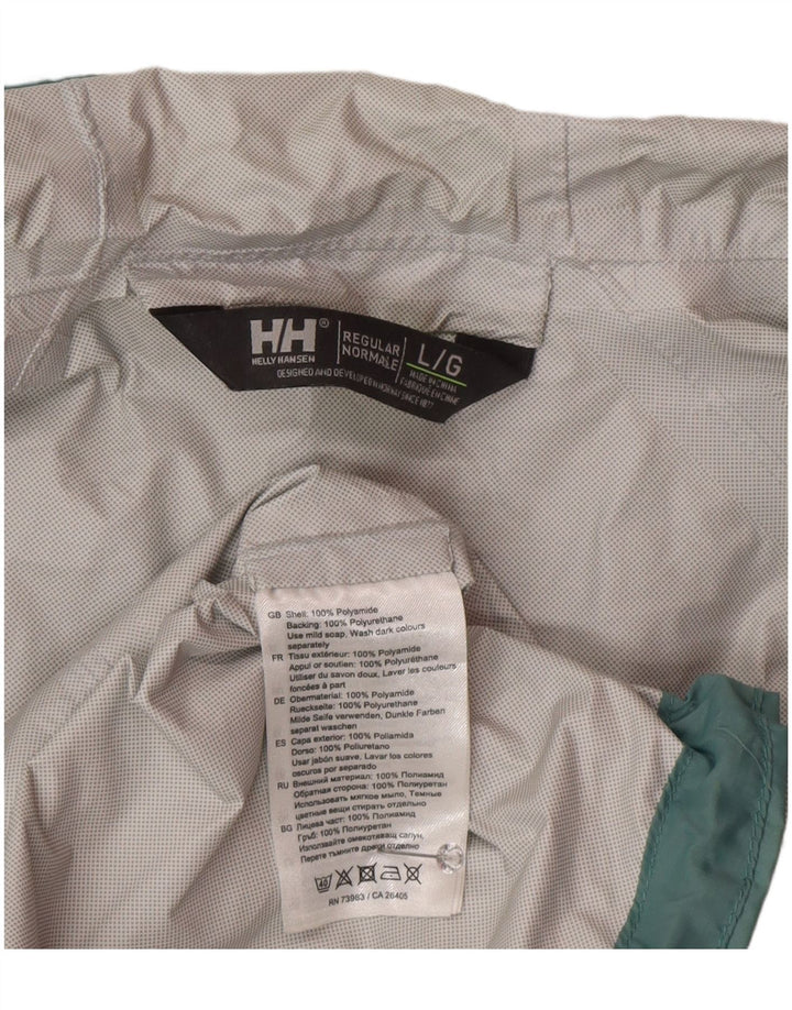 Helly Hansen Damen Regenjacke mit Kapuze UK 16 Large Grün Polyamid