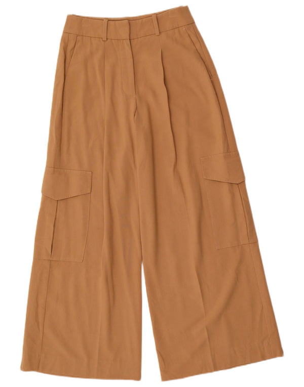 MARKS & SPENCER Damen-Cargohose mit hoher Taille, UK 6, XS, W24, L27, Beige