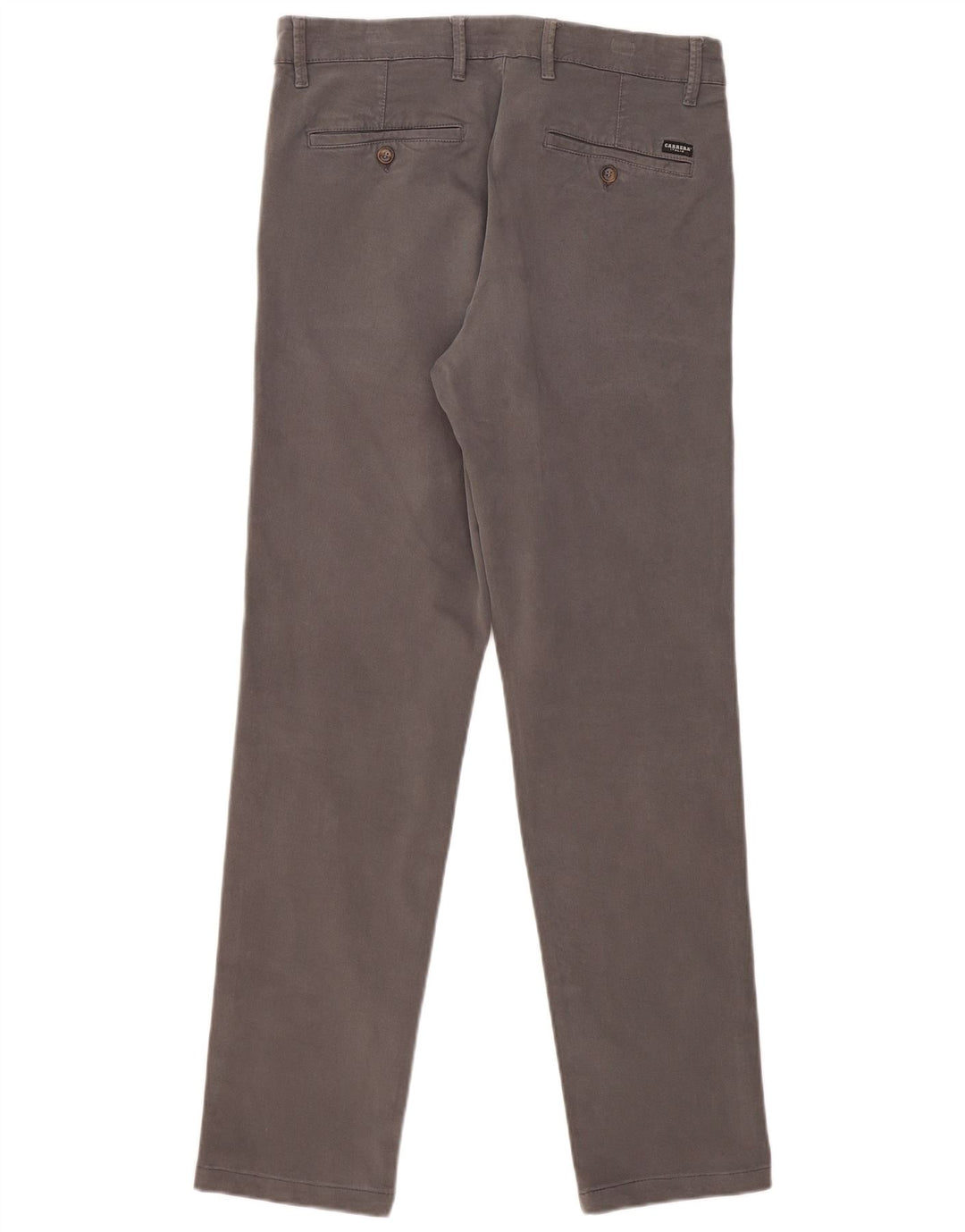 Carrera Herren Regular Chinohose IT 48 Medium W33 L31 Graue Baumwolle