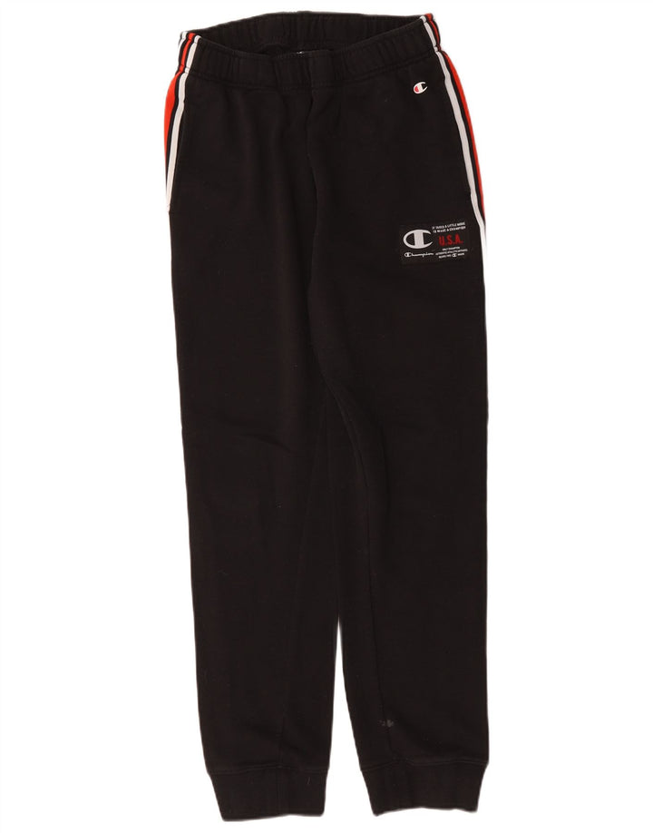 Champion Herren-Trainingshose, Jogginghose, Mittelschwarz, Farbblock