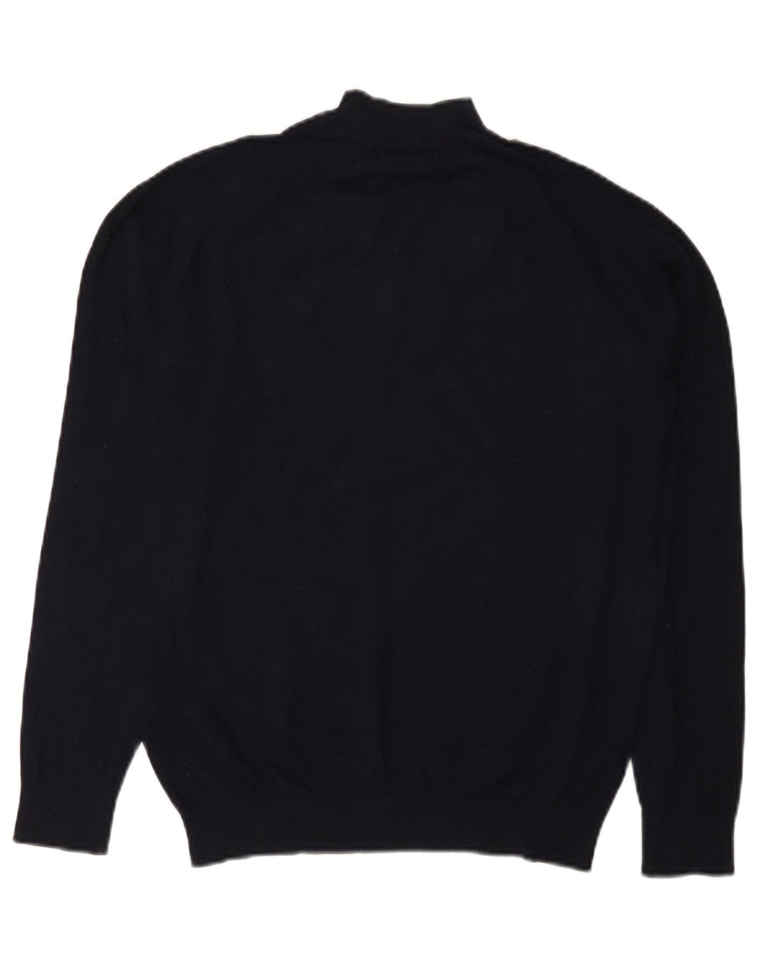 Rollkragenpullover für Herren von Zara, Größe S, marineblaue Viskose
