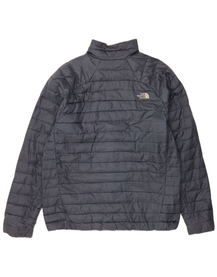 The North Face Herren Wattierte Jacke UK 42 XL Marineblaues Nylon