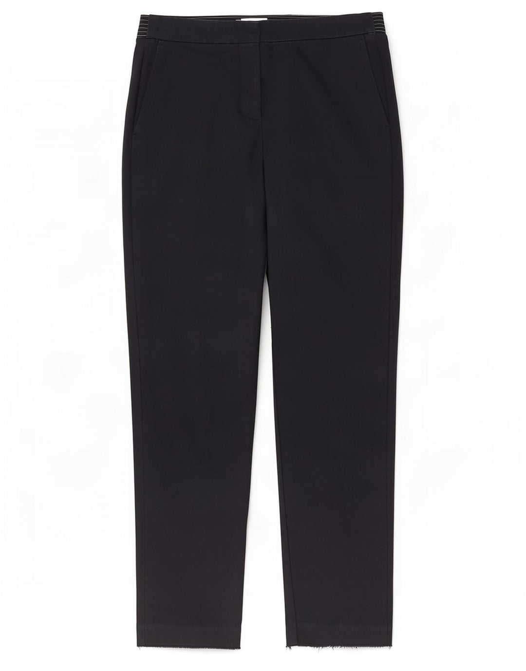 Gerade Chino-Hose für Damen von Zara, Größe M, W28, L27, Marineblau