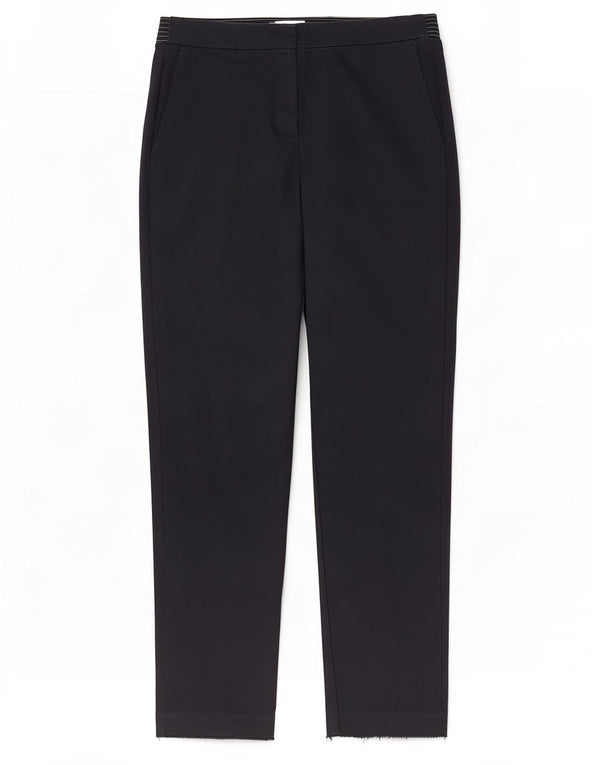 Zara Womens Straight Chino Trousers Medium W28 L27 Navy Blue