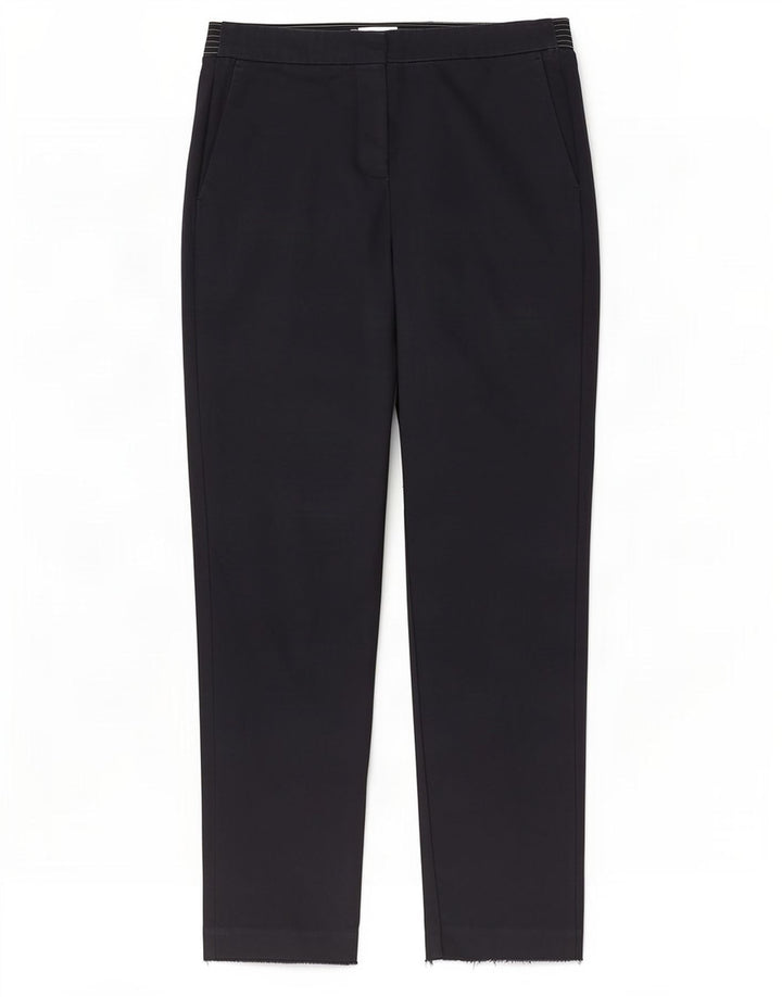 Gerade Chino-Hose für Damen von Zara, Größe M, W28, L27, Marineblau
