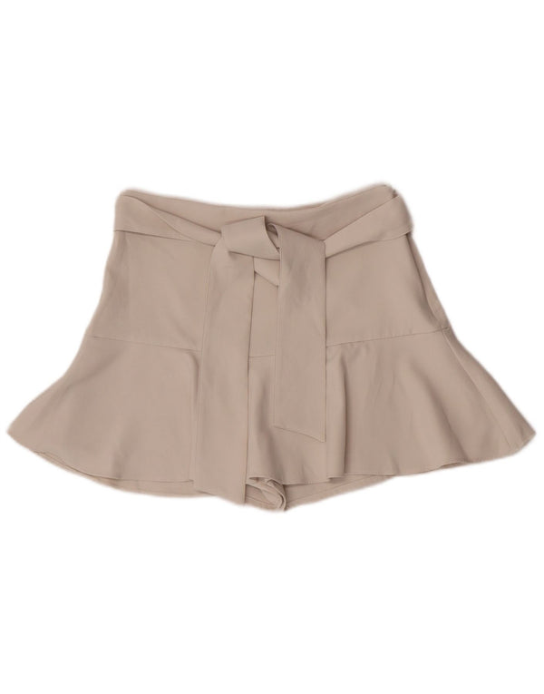 Zara Damen Skort Minirock Medium W28 Off White