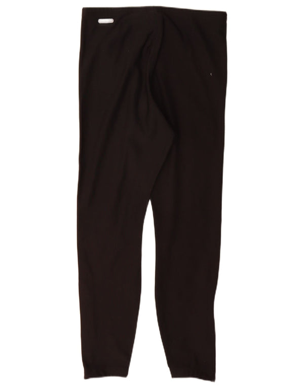 Nike Damen Leggings UK 14/16 Large Schwarz Polyester