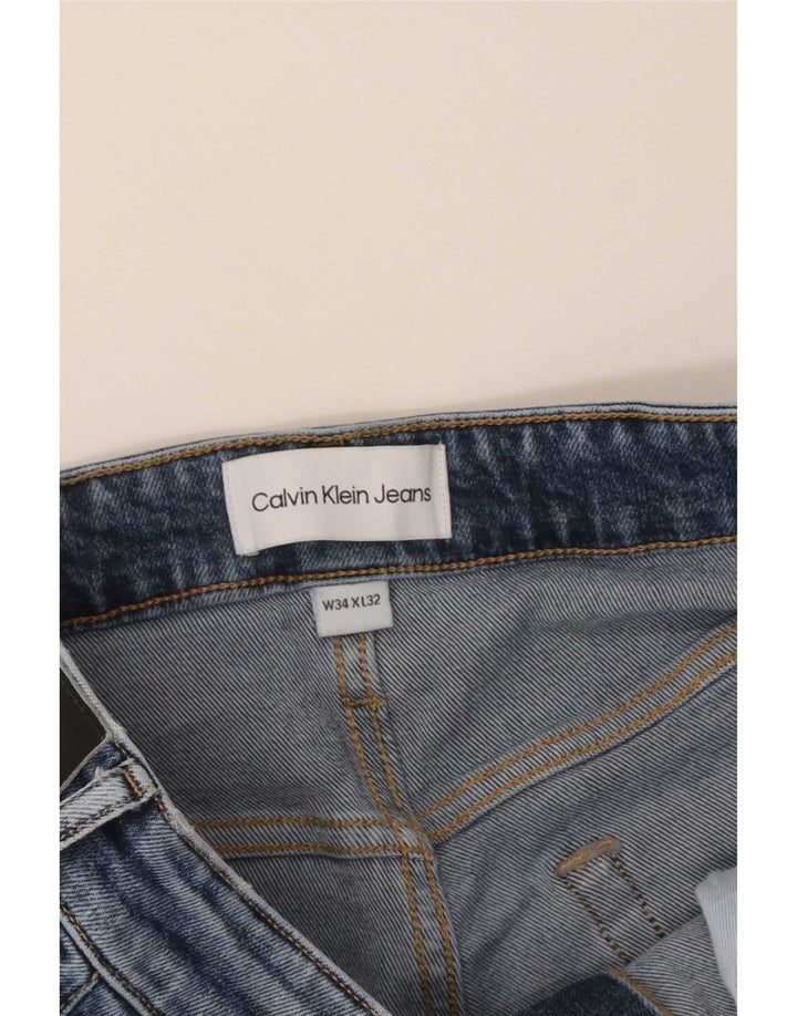 Calvin Klein Herren Slim Jeans W34 L32 Blau