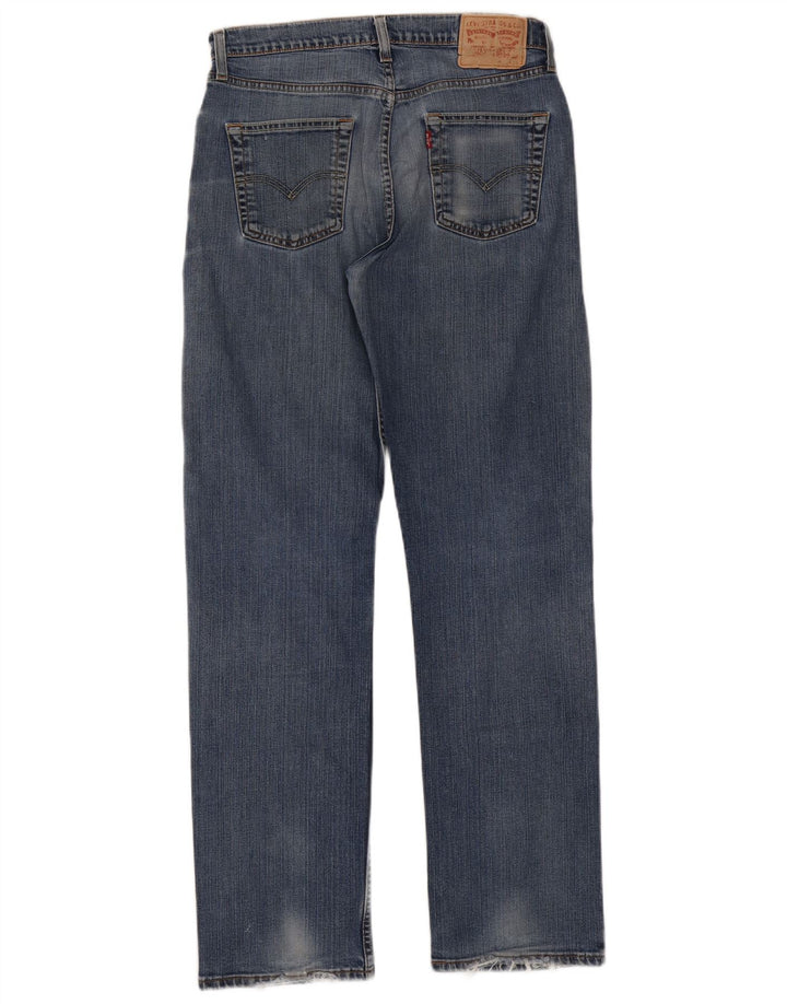 Levi's Herren Straight Jeans W32 L34 Blaue Baumwolle