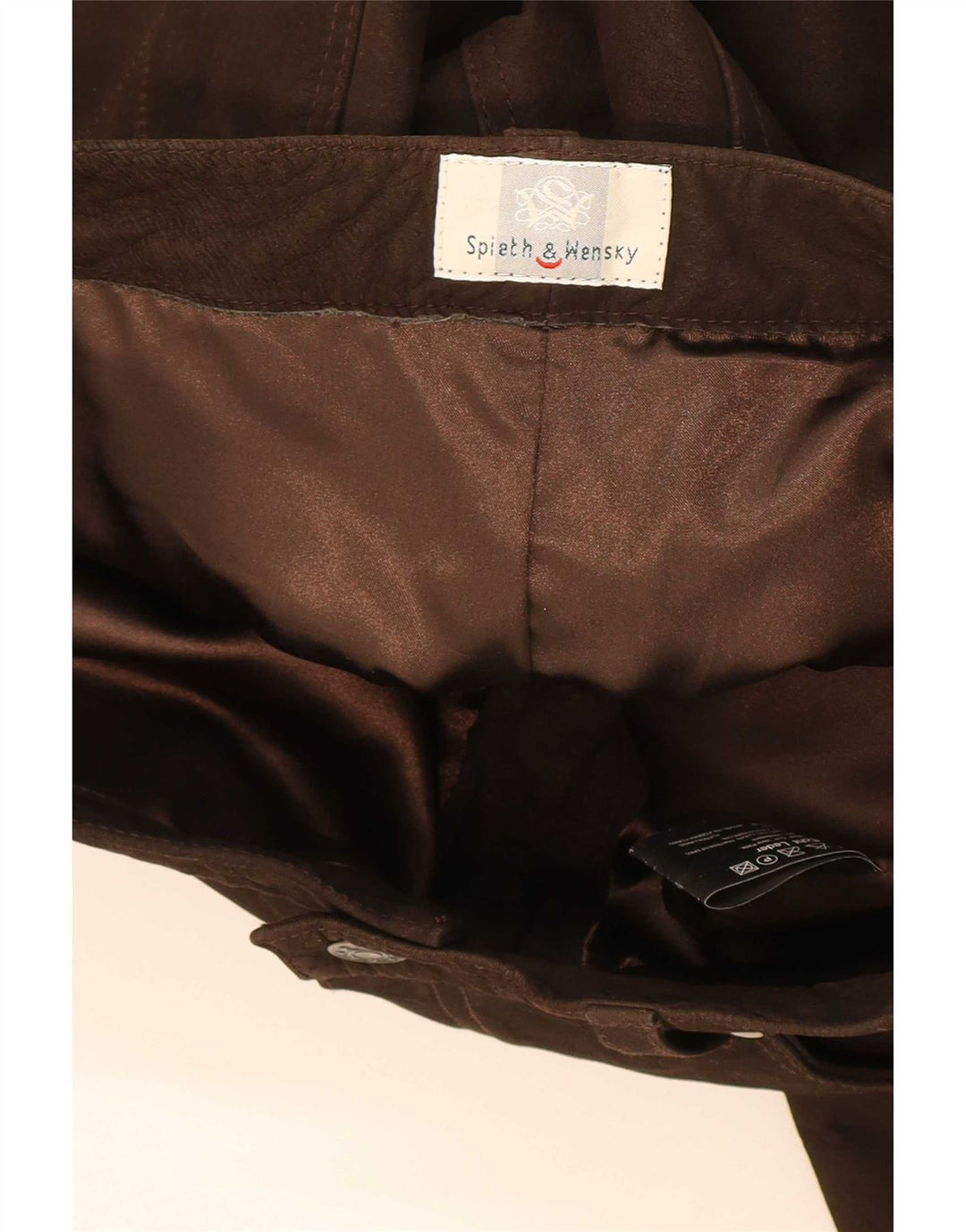 Spieth & Wensky Herren gerade Lederhose EU 48 Medium W32 L33 Braun