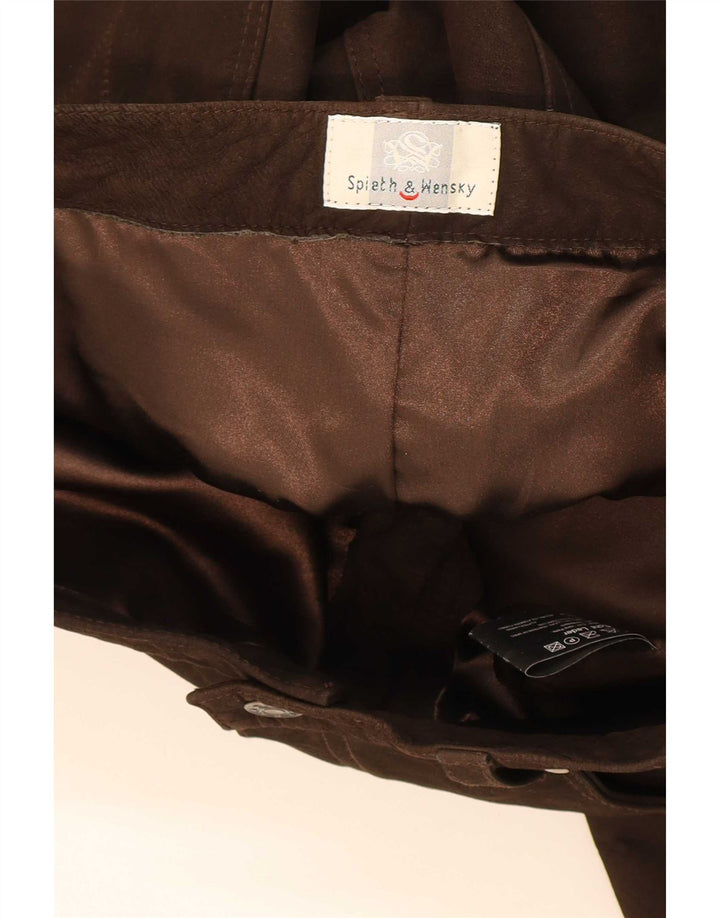 Spieth & Wensky Herren gerade Lederhose EU 48 Medium W32 L33 Braun
