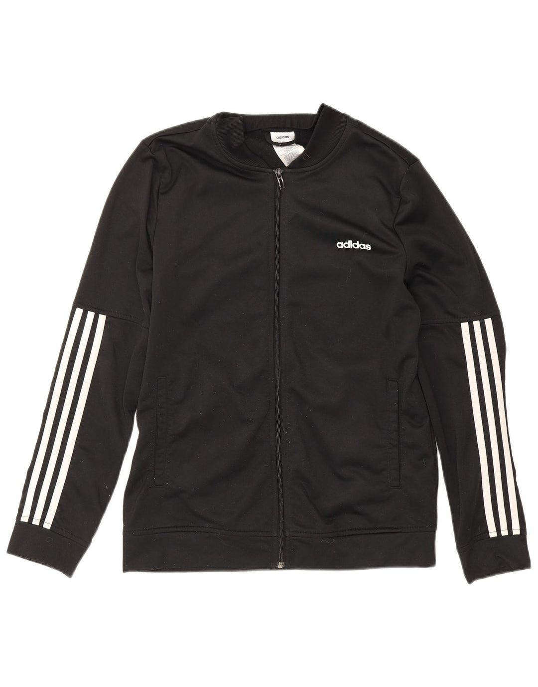 Adidas Damen Trainingsanzug Top Jacke UK 16/18 Large Schwarz Polyester